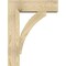 Ekena Millwork Thorton Block Rough Sawn Bracket w/ Offset Brace, Douglas Fir, 8"W x 26"D x 34"H BKT0806X26X34THR05RDF - alternate 2